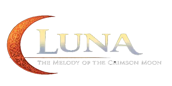 Luna The Melody of the Crimson Moon logo