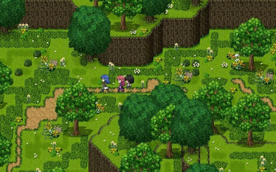 Forest exploration screenshot from Luna