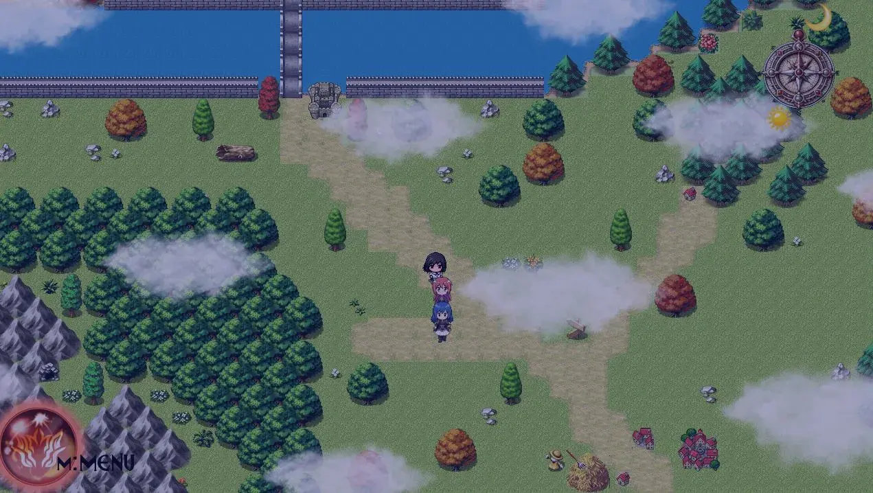 World map nighttime exploration screenshot from Luna
